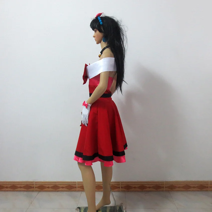 Hot Ash Ketchum Cosplay Serena Kostuum Serena Battle Dress Custom Made Elke Grootte