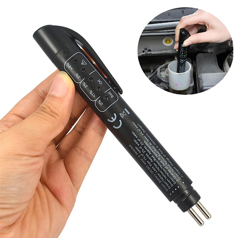 

Auto Brake Fluid Tester Accurate Car Oil Quality Diagnostic Tool Brake Liquid Digital Tester Vehicle Automotive Testing Tools