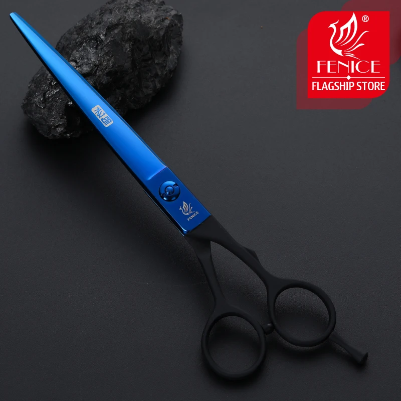 fenice professional pet dog grooming scissors japao 440c dog shears corte de cabelo tesoura reta 7 01