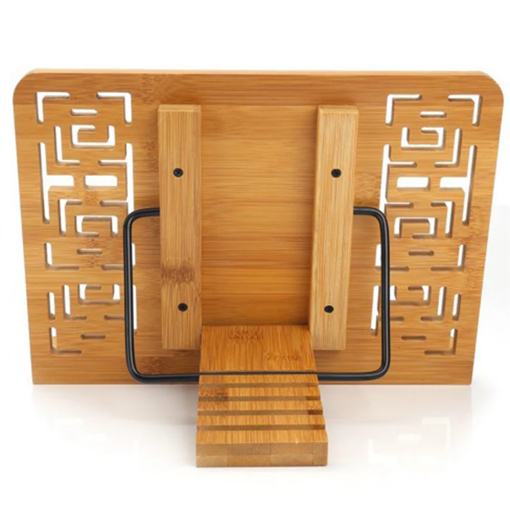 Foldable Tablet PC textbook/Music Document Stand / Desk Bookrest with Retro Hollow Elegant Pattern