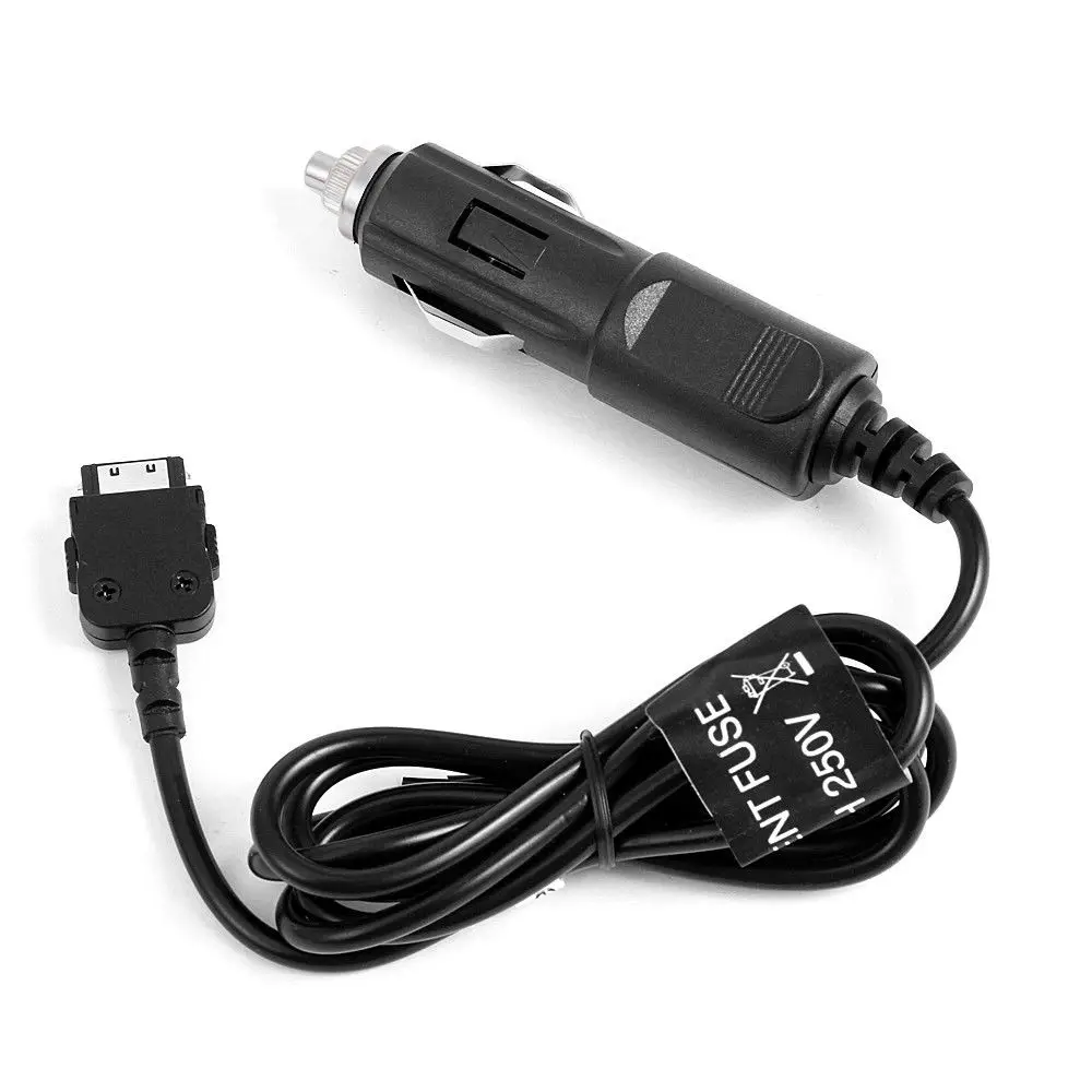 Cabo do adaptador do carregador de energia do carro da c.c. 12v para garmin gps aera 500 t/m 500/lt