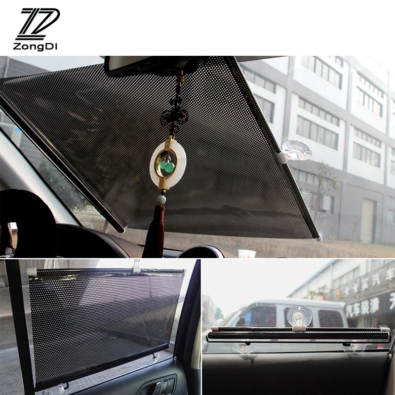 ZD 1Pc Windscreen Automatic Roller Sunshade Cover  For Audi a3 a4 b6 b7 a5 a6 Mazda 3 6 cx-5 Jeep renegade wrangler accessories