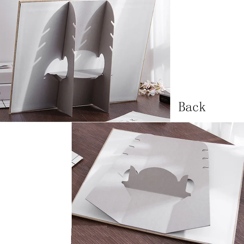 Hot 4 colour 17 Hook Necklace Display Board Velvet Jewelry Display Stand Necklace Rack Earrings Pendant Display Props Wholesale