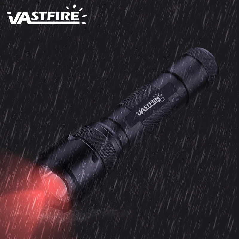 VASTFIRE Tactical 5000LM 502B Red/Green/White LED Torch Hunting Light Only Lamp No Battery