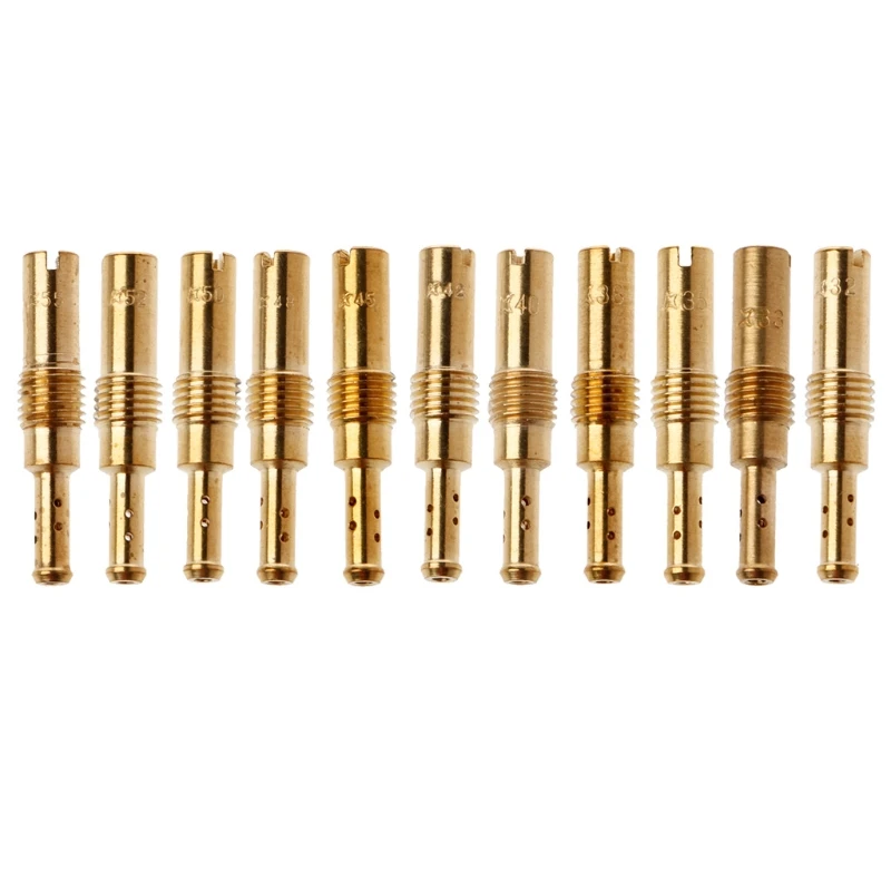 Nuovo 32 #33 #35 #38 #40 #42 #45 #48 #50 #52 # Lento Pilota di Jet Vizio Ugello di Iniezione Per Keihin CB GY6 KOSO OKO PE CVK FCR Carburatore