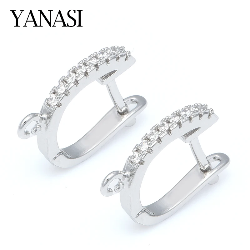 Handmade Earrings Jewelry Material Classic  Zircon Earring Hooks Accessories For Women DIY Dangle Earrings Jewelry