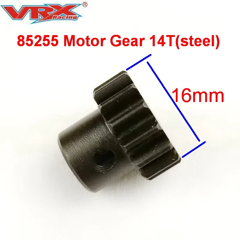 VRX 85255 Motor Gear 14T(Steel) For VRX Racing 1/8 scale 4WD Remote Contol Toys Car Accessories For Children Adults