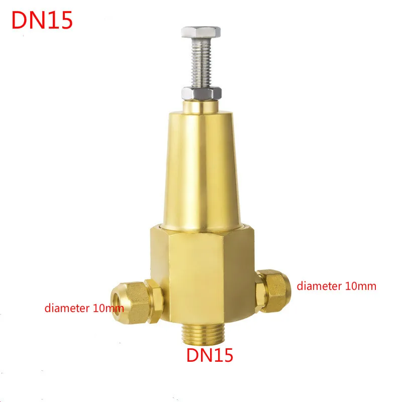 Adjustable automatic brass pressure reducing valve tap water direct pressure reducing valve DN15