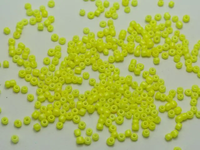 5000 Neon Color Glass Opaque Seed Beads 2mm (10/0) + Storage Box Pick your Color