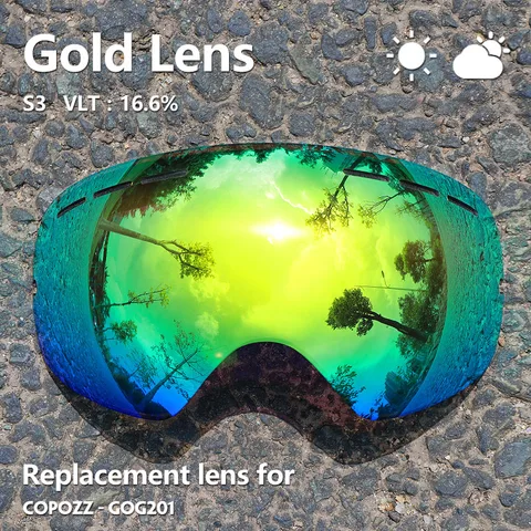 COPOZZ Sunny Cloudy Lens для лыжных очков GOG-201