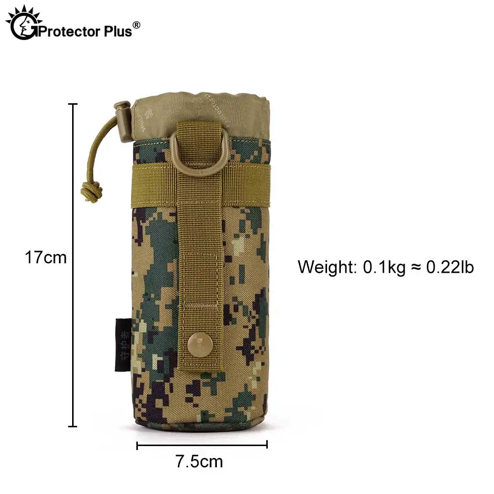 PROTECTOR PLUS Tactical Pouch Set 3 Bags Molle Expand Outdoor Sports Hunting Cycling Camo Bag Single Shoulder Waist  Waterproof