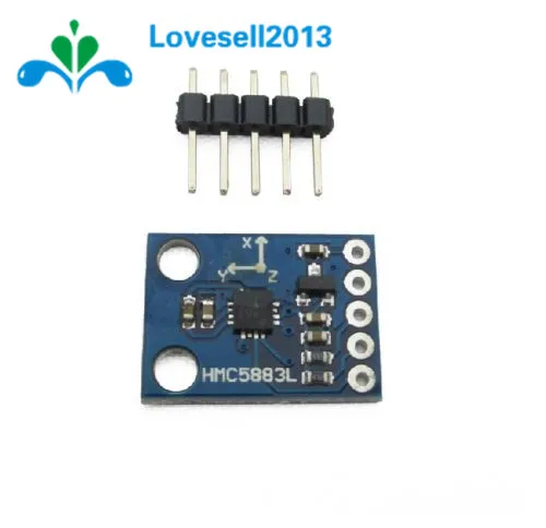 High Accurancy IIC/I2C GY-273 HMC5883L 3-Axis Compass Magnetometer Sensor Board Module For Arduino 3-5V Power