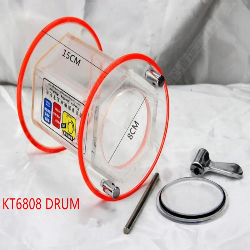 Kyngty Drum Accessories Kt6808 Tumbler,Jewelry Polishing Machine Drum Rotary Polisher Rock Bucket,Gold Burnishing Tumbler Drum