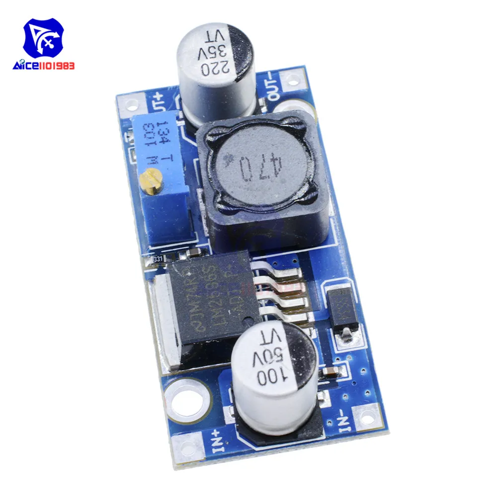 LM2596 DIP/SMD DC-DC-Abwärtswandler Step-Down-Stromversorgungsmodul Ausgang DC 4 -35V zu DC 1.23 -30V 3A Spannungsregler – Detail 8