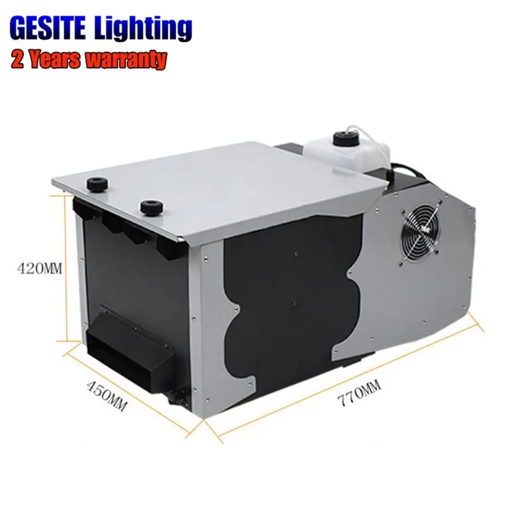 Machine à brouillard continue 3000W pour sol bas, huile glacée, pas de scène