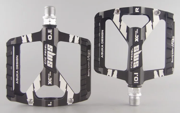 SMS Bicycle Pedals Aluminum Alloy Thread Sealed Bearings MTB Pedal Road Cycling Riding BIKE Pedals