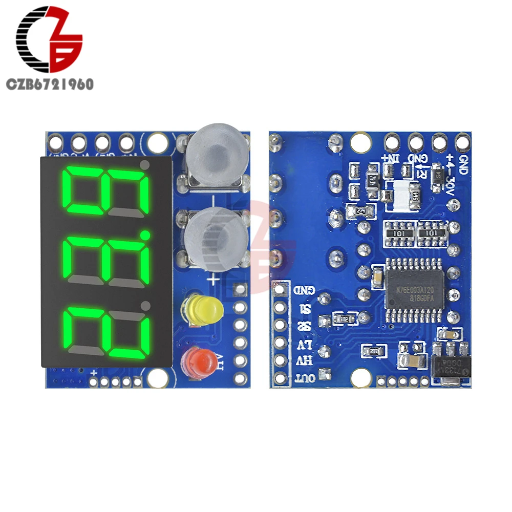 DC 0-100V LED Digital Voltmeter Buzzer Alarm Battery Indicator 5V 12V 24V Voltage Meter Tester Power Supply Over Charge Monitor