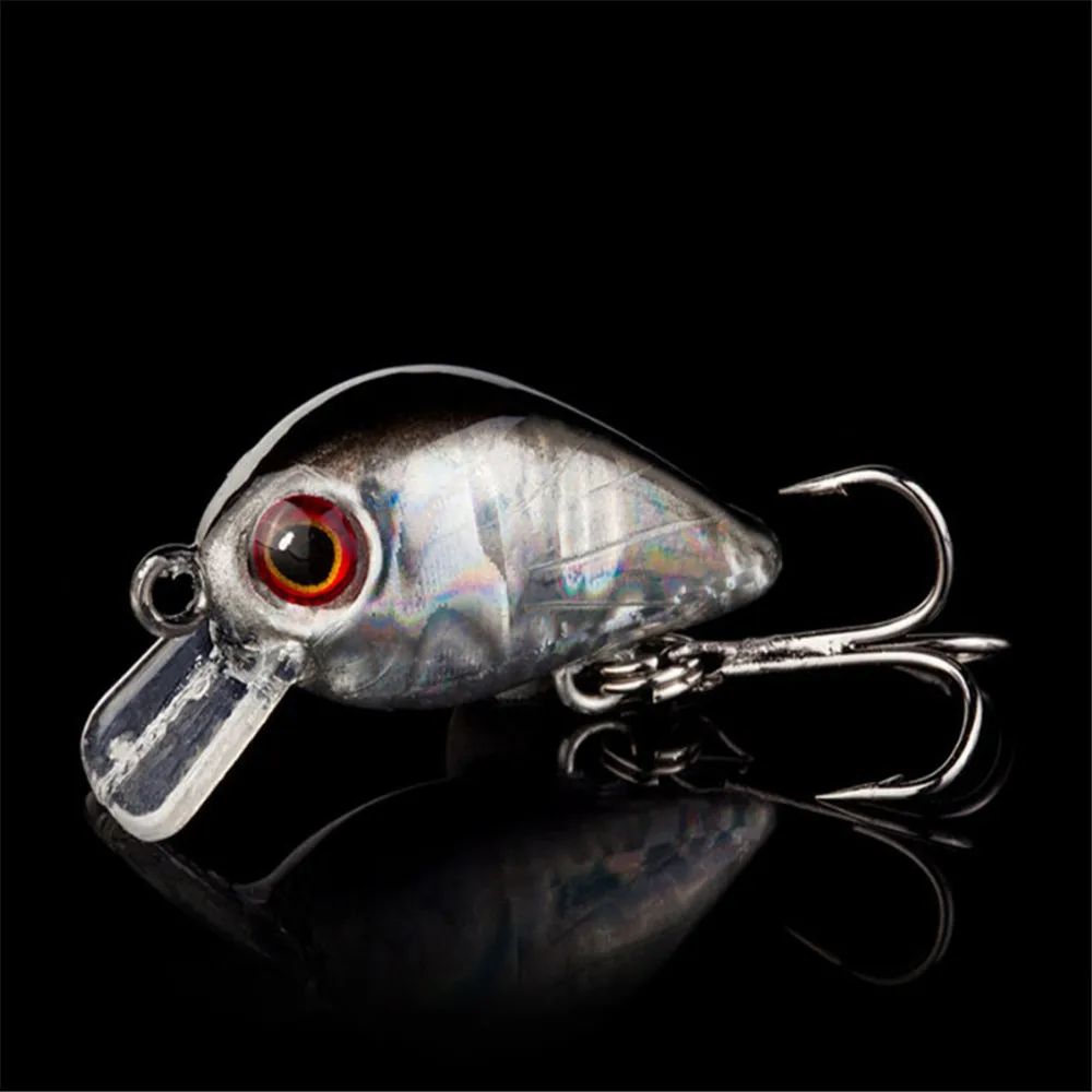 1Pcs 1.7g/26mm Wobbler Swim Mini Crankbait Fishing Lures Lifelike Hard Crank Lure With Sharp Hooks Bass Isca Fishing Pesca