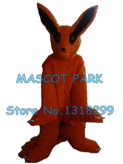 

plush fox mascot costume nine tail fox custom adult size cartoon character cosply carnival costume 3192