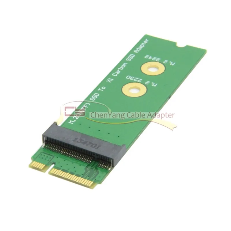 Добавьте карты PCBA Mini PCI-E 2 Lane M.2 NGFF 30 мм 42 мм SSD для Lenovo X1 Carbon Ultrabook SSD