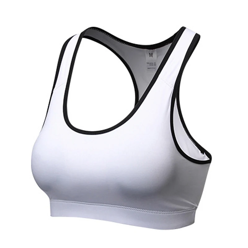 High Stretch Breathable Sports Bra Top Fitness Women Padded Sport Bra for Running Yoga Gym Wire Free Crop Vest Underwear Tanks