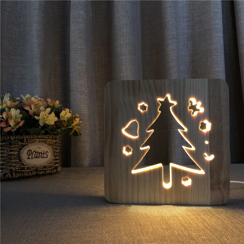 Novelty Glow Christmas Tree arbol de navidad New Year's product Christmas Trees Night Light adornos de navidad para casa choinka