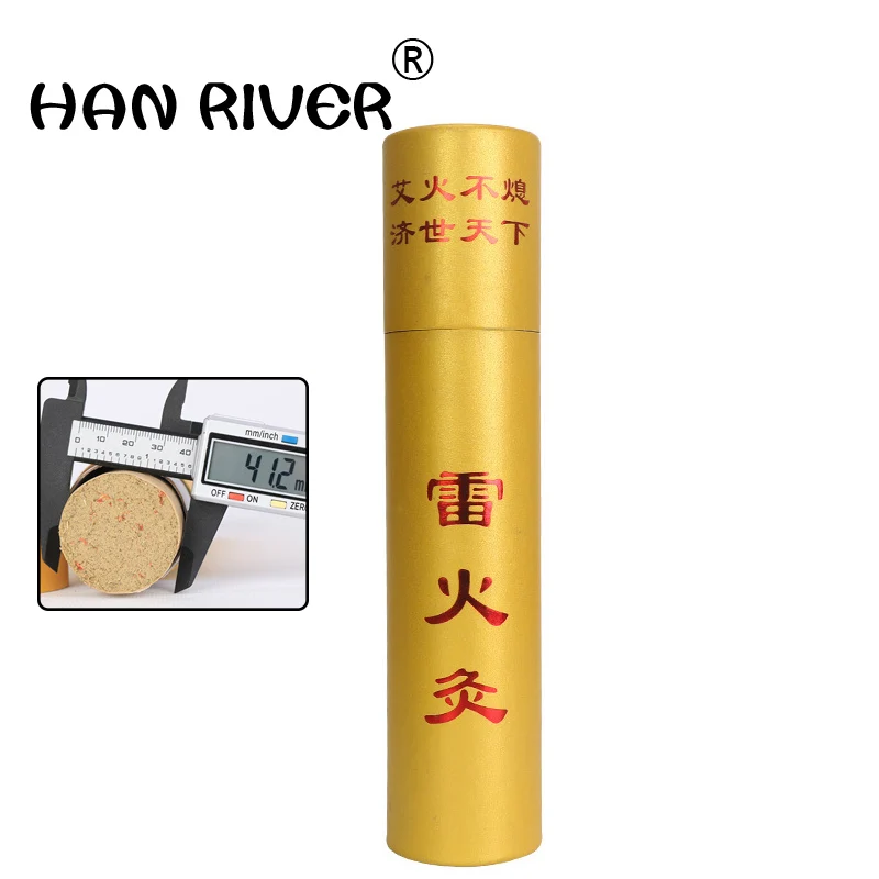 High quality genuine bold moxa five-year old safflower plus  big strips thunder fire moxibustion strip 4cm*20cm  H0160