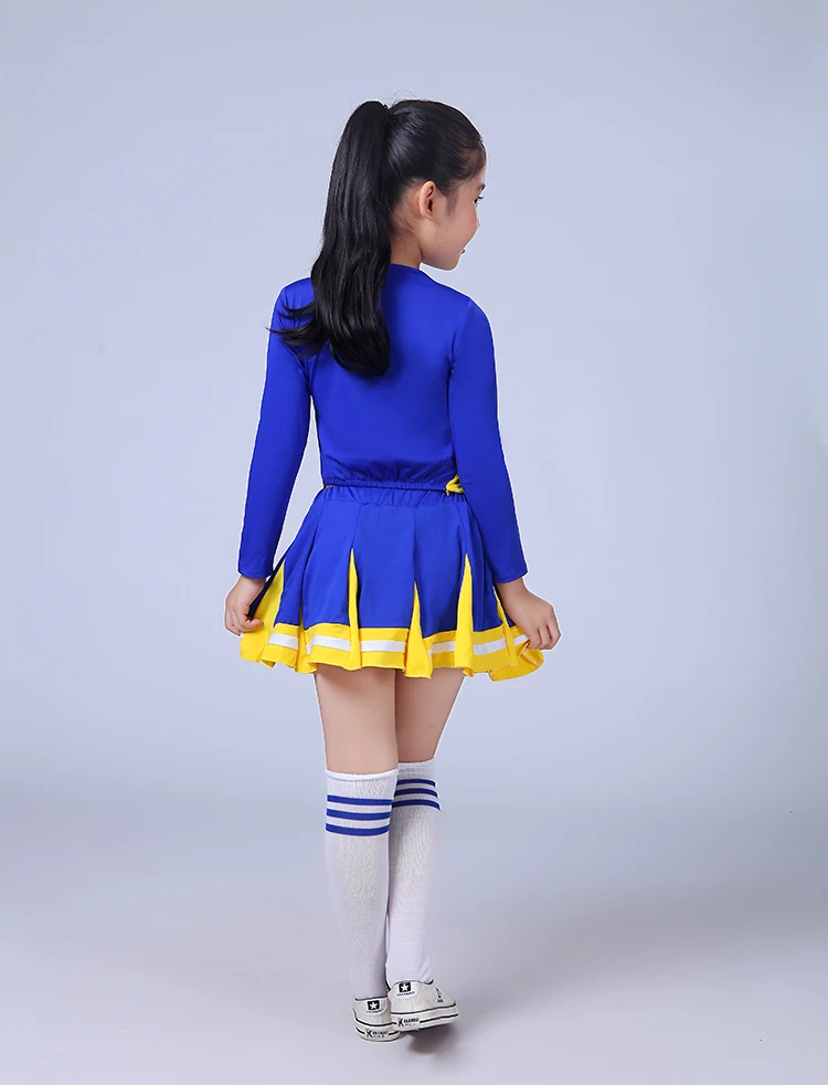 Bambini Abito Accademico Della Scuola Primaria Uniformi Set Ragazza Cheerleader Cheer Leader Costume Ragazzo Aerobica Abbigliamento Uniformi Delle Ragazze