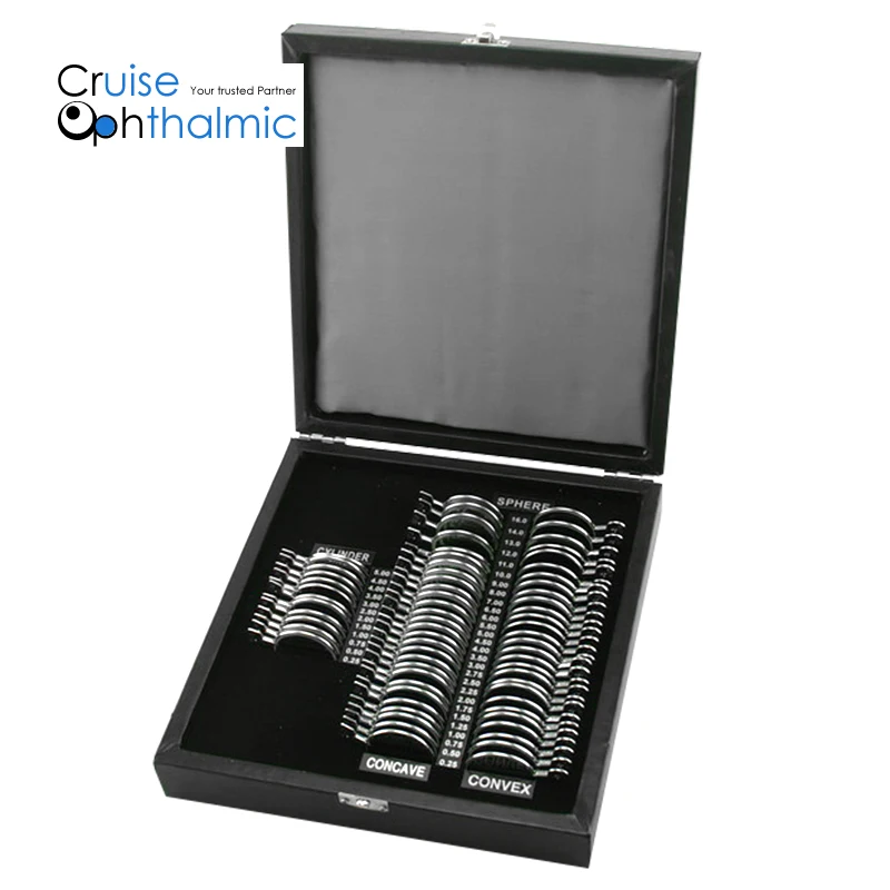 Imagem -05 - Optometric Trial Lens Grupo 68 Pcs 36 mm Aro de Metal Brilhante Estojo de Alumínio Navio da Polônia Mt68-a1 a1