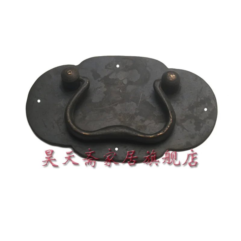 

[Haotian vegetarian] antique copper handle / Chinese decoration accessories / copper handicrafts HTD-001