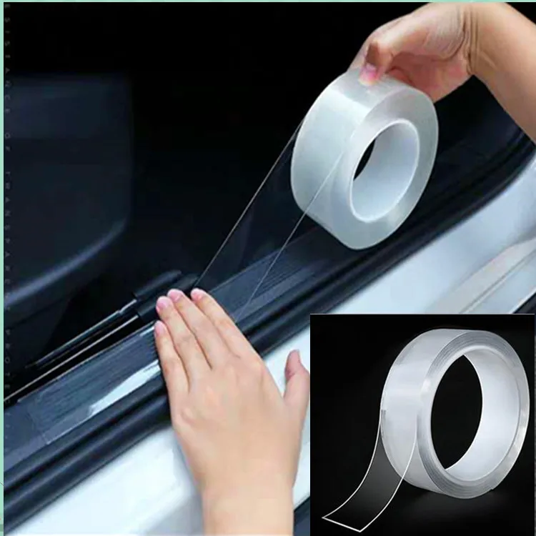 

Car Scratchproof Stickers Car Door Sill Sticker Protector Multifunction Nano Tape Auto Bumper Strip Car Door Protect Accessories