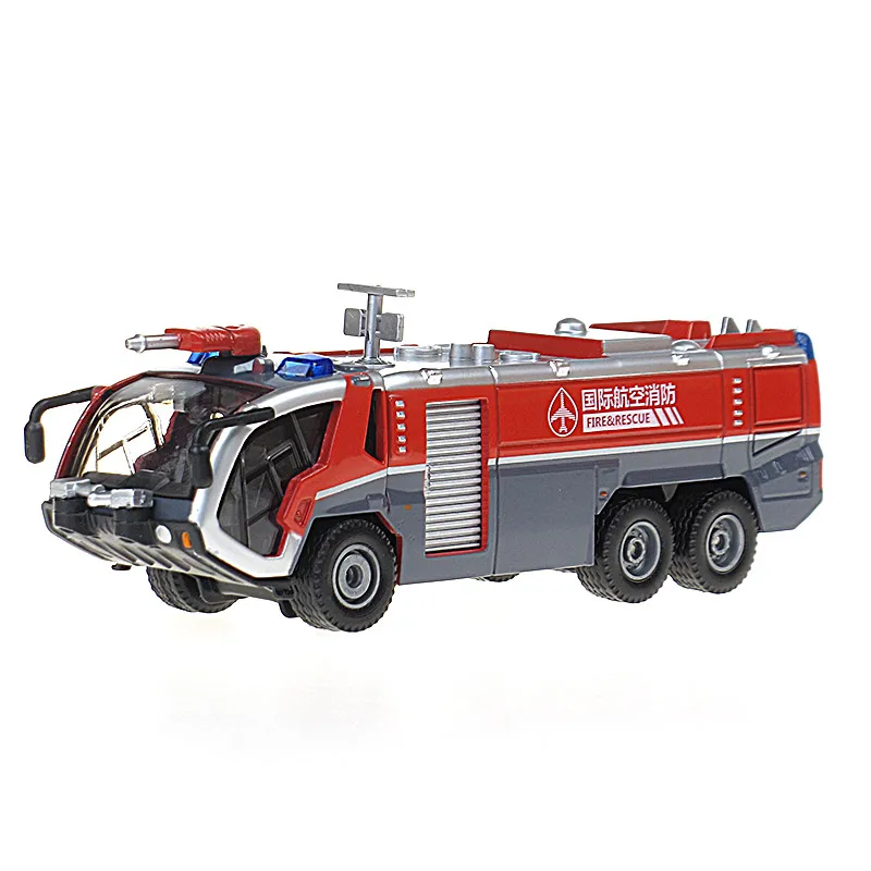 

KAIDIWEI Alloy Engineering Vehicle model children toy car 1:50 fire rescue airfield Fire truck kid toys