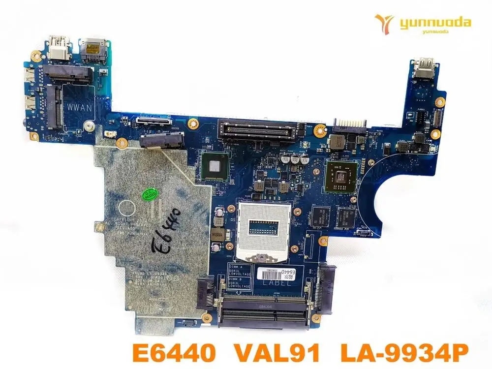 Original for DELL E6440 laptop  motherboard E6440  VAL91  LA-9934P  tested good free shipping