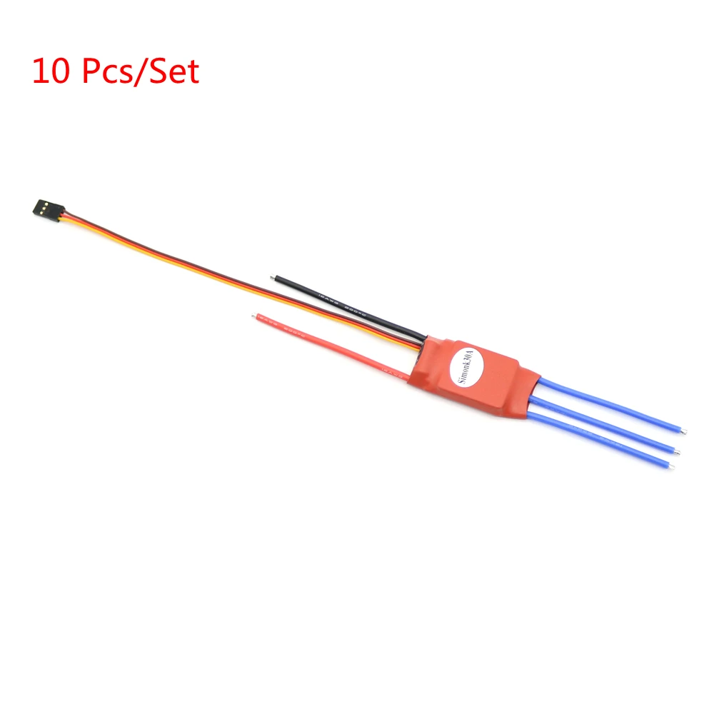 

10Pcs 30AMP 30A Simonk Firmware Brushless ESC w/ 3A 5V BEC For DJI F450 G9N0