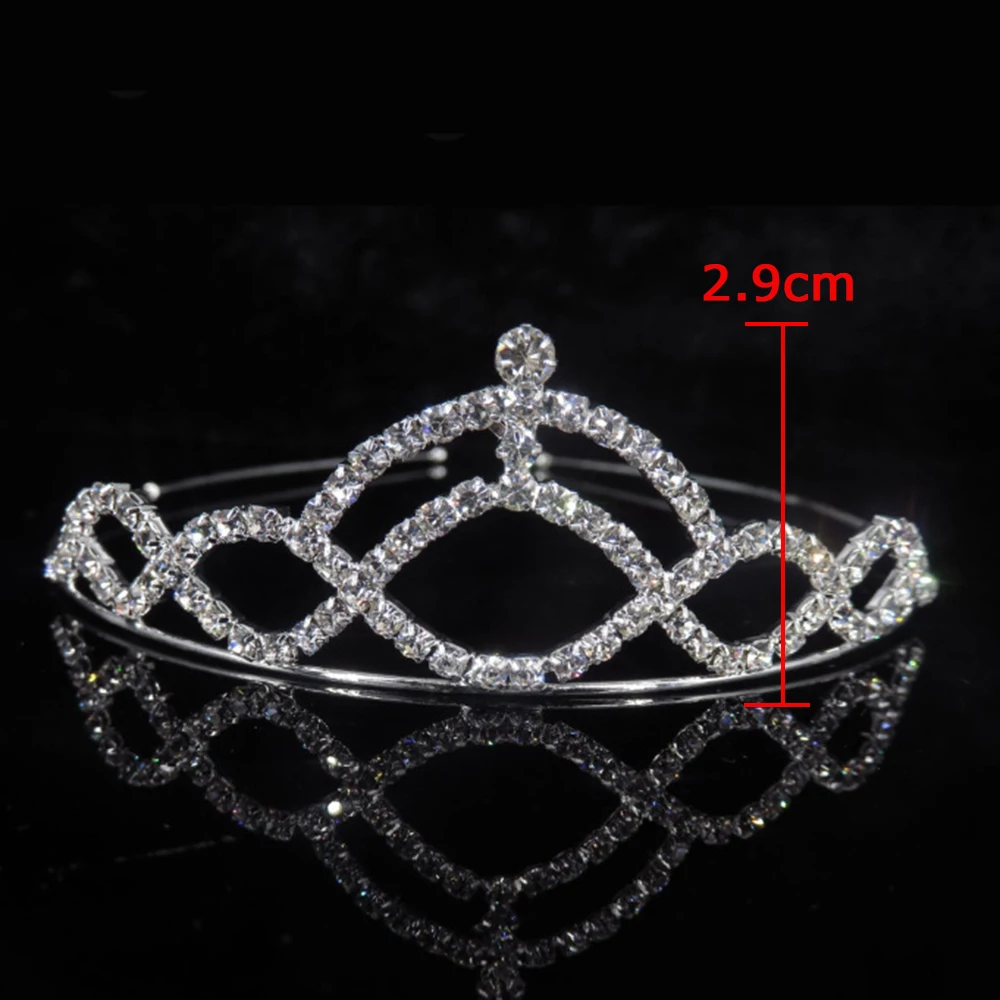 Carino Principessa Dei Capelli Dei Monili di Cerimonia Nuziale Tiara Per Le Donne Da Sposa Corone Accessori Per Capelli Perla Strass Fascia Delle