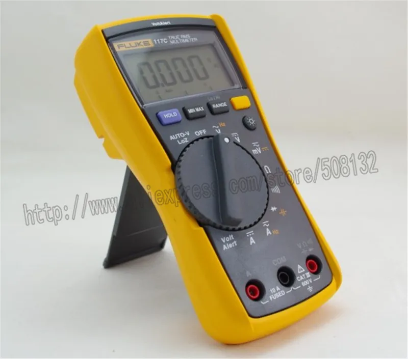 FLUKE 117C HAVC VoltAlert Backlight Multimeter 117 True RMS  FLUKE 117