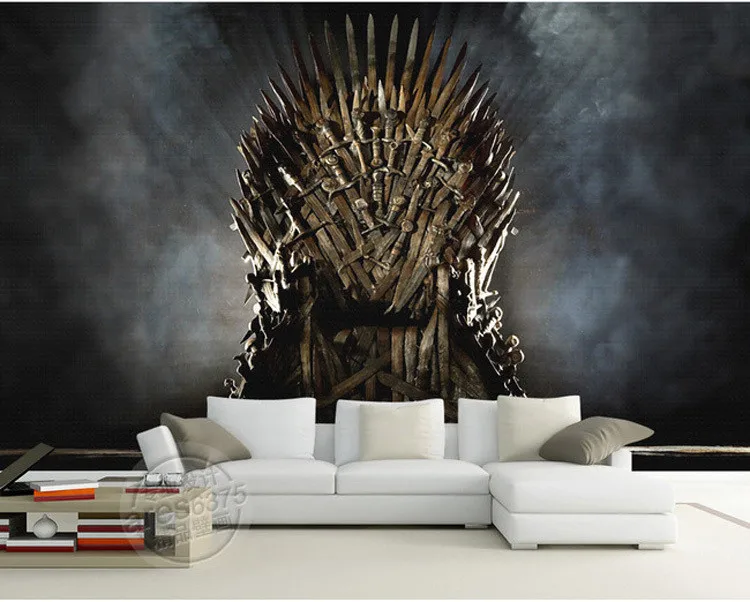 Foto personalizzata Gioco di Potere Carta Da Parati Trono di spade Da Parete Stanza Del Bambino Murale Decorazione Della Stanza di Arte Camera Da Letto Per La Casa