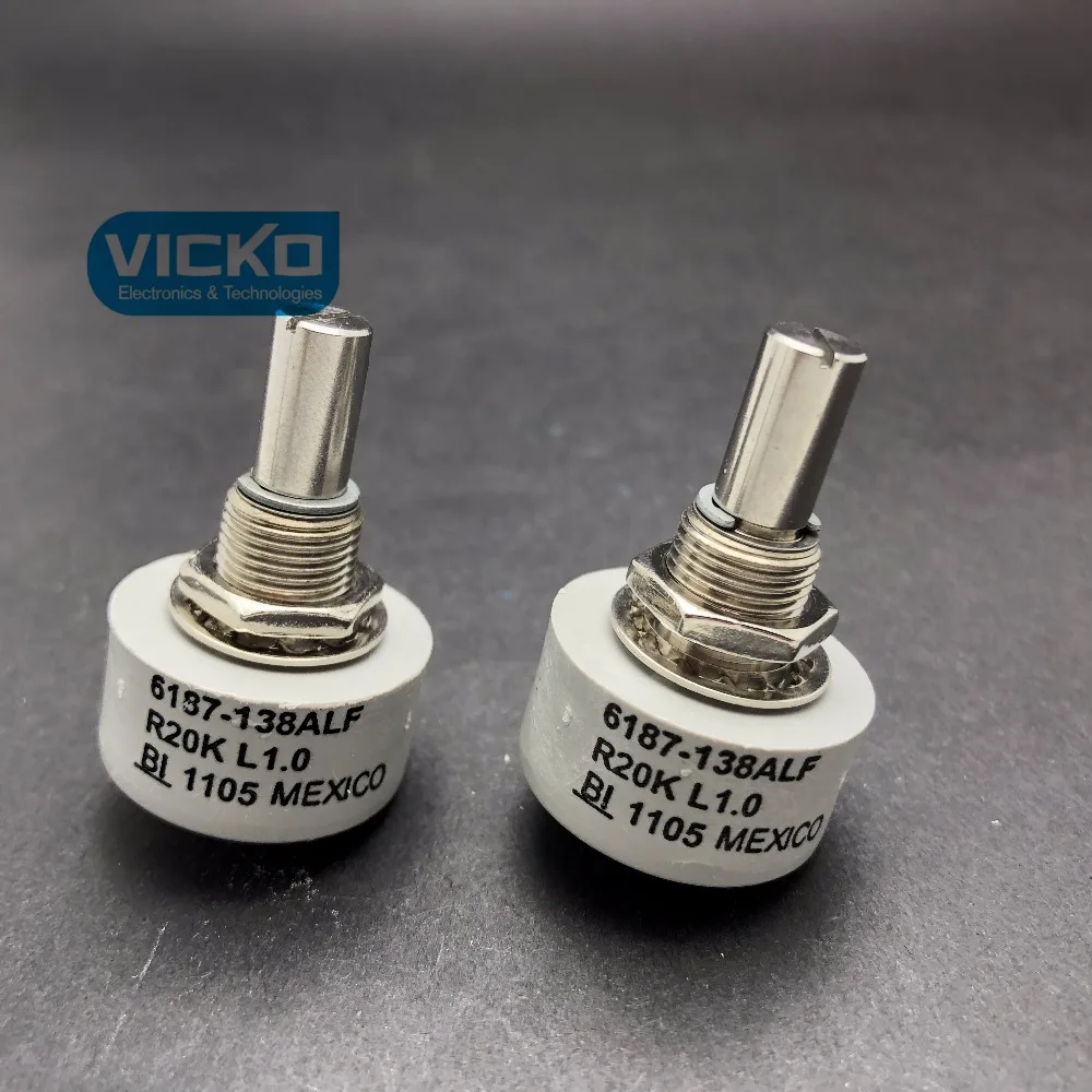 [VK] original American BI conductive plastic potentiometer has no limit of 360 degrees 6187-138A LF 6187-138ALF R20K in stock