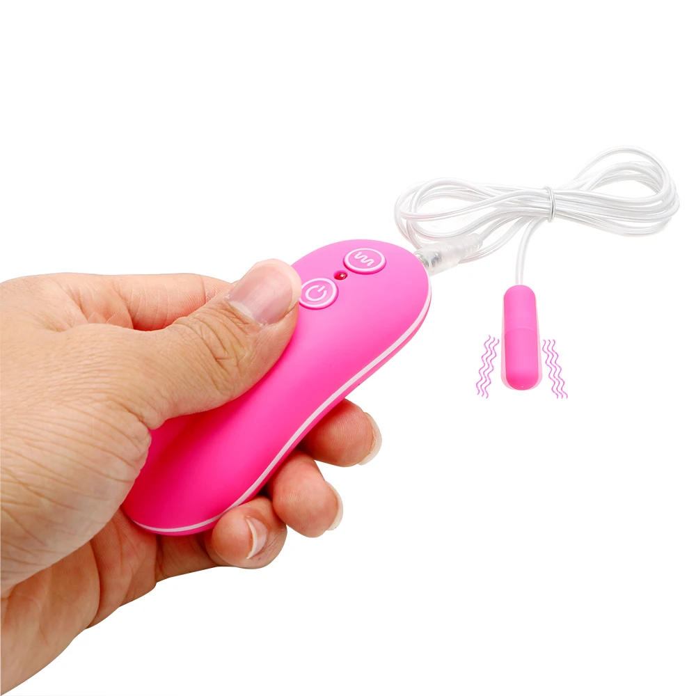 With Wire 8mm Bullet Vibrator for Women Vaginal Ball Clitoral Stimulator Men Urethral Plug Sounding Female Masturbator Sex Toys