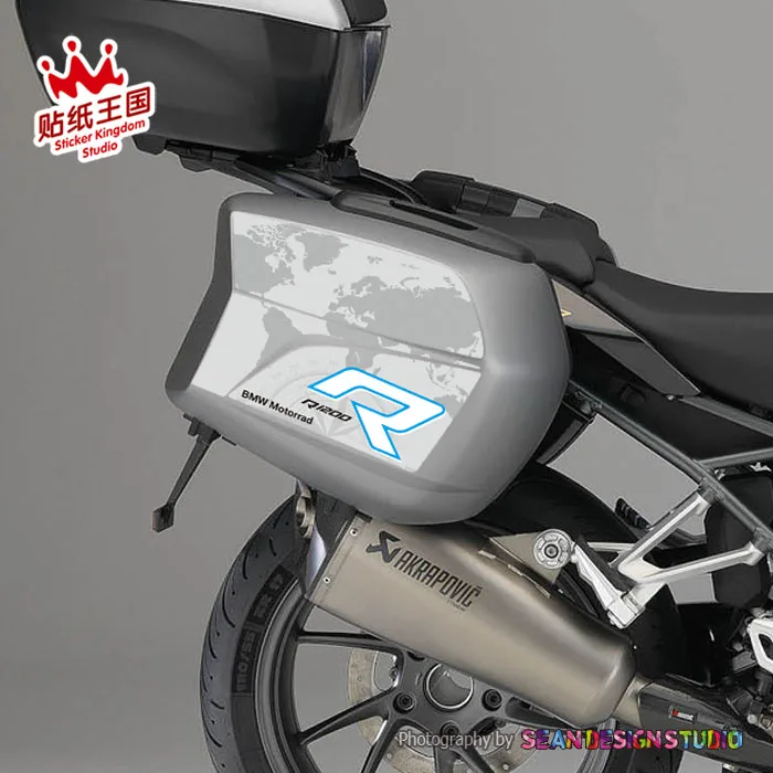 1 Pair For BMW R1200R R1200RS S1000XR 2015-2018 Side Case Kit Sticker Motorcycle Motor Bkie Waterproof Decals 24