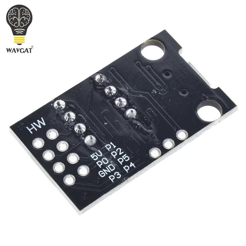 ATtiny13A / ATtiny25 / ATtiny45 / ATtiny85 Pluggable ATTINY Development Programming Bare Board
