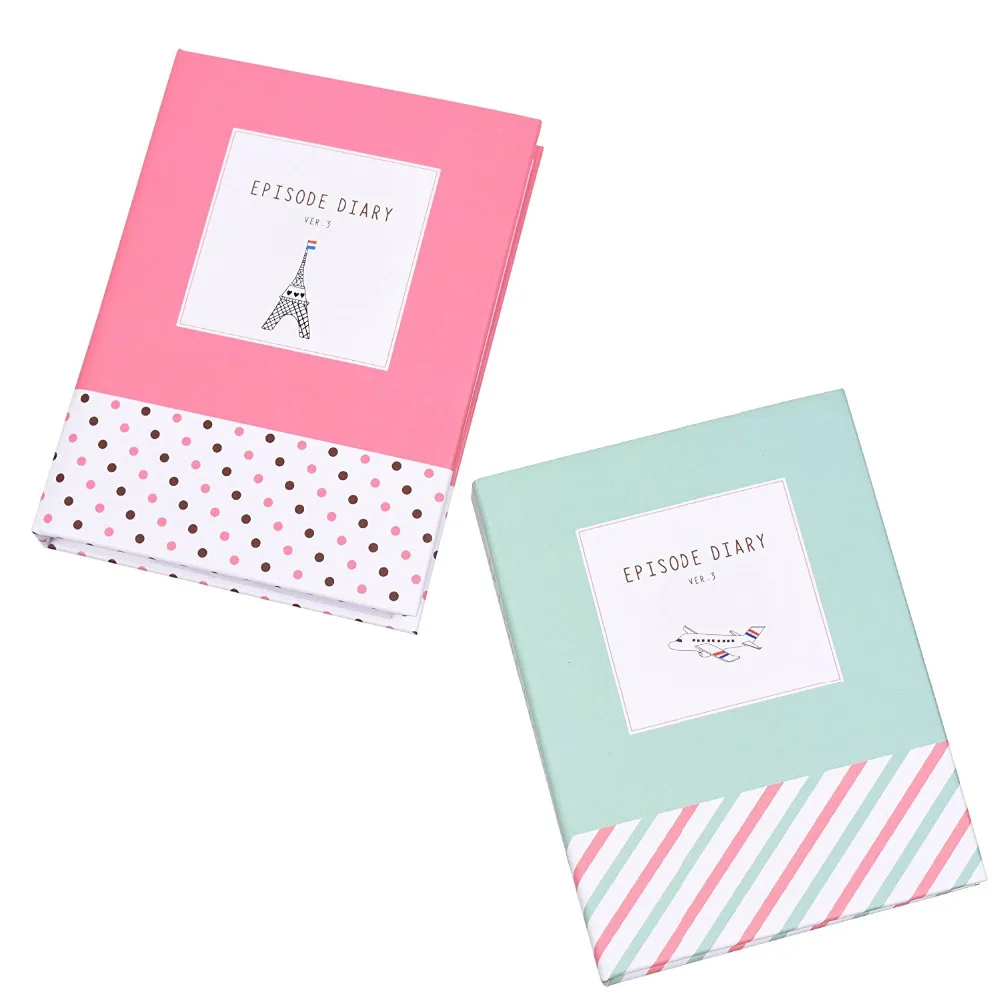 XRHYY Pack of 2 Hardcover Combine Memo Holder Notepad Sticky Notes with Pen for School Office