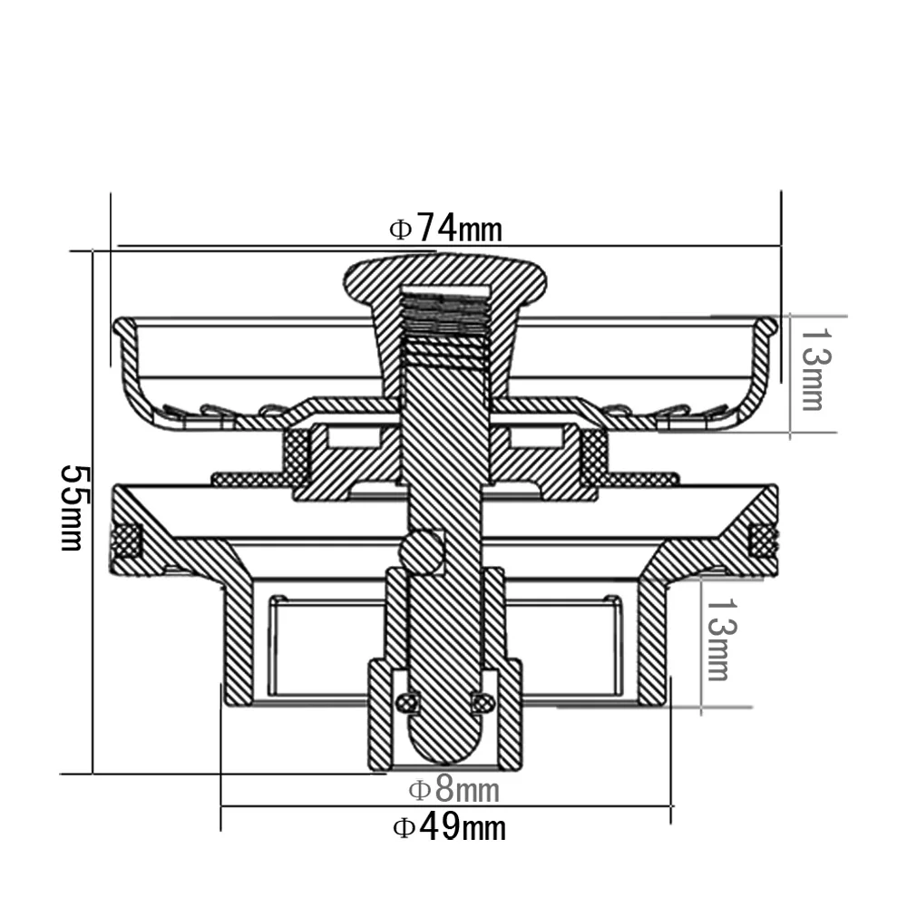 Talea Rubber Sink strainer Plug Kitchen Sink Drain Double Mesh Stopper Basket Strainer Waste Plug Dispose garbage