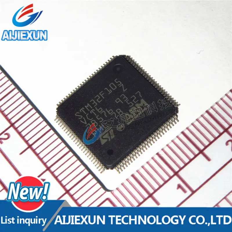 

2Pcs STM32F105VCT6 MCU 32-bit STM32F1 ARM Cortex M3 RISC 256KB Flash 2.5V/3.3V 100-Pin LQFP T/R IC 100%New and original