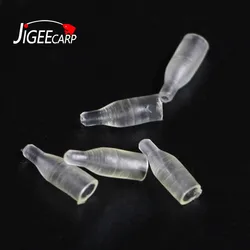 JIGEECARP 20pcs Carp Fishing Clear Hose Fittings Coarse Fishing Silicone Tulip Fishing Rig Beads Carp Helicopter Ledger Rigs