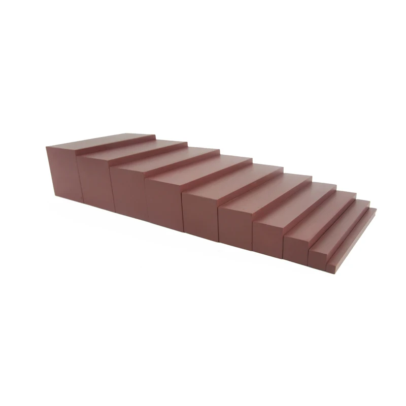 Montessori Family Version Brown Stair Width 0.7 cm to 7 cm Early Childhood Education Preschool Training