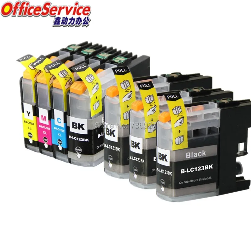 

LC123 LC121 Compatible Ink Cartridge For Brother DCP-J552DW J752DW J132W J152W J172W MFC-J470DW J650DW J870DW printer