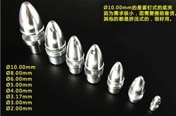 5 pz/set RC supporto adattatore per elica a proiettile in alluminio per motore Brushless Prop Saver 1.5mm/2mm/3mm/3.17mm/4mm/5mm/6mm/8mm/10mm