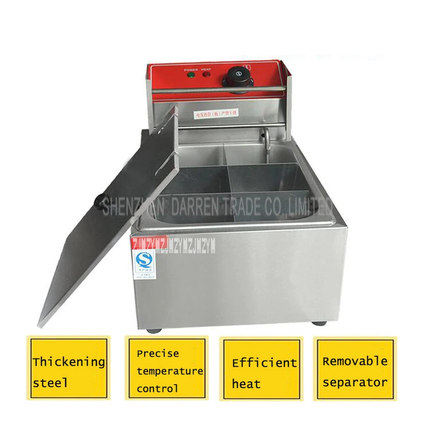 Machine de cuisson électrique multifonctionnelle commerciale, 1 pièce, FY-15, cylindre unique, kanto, équipement de collation, marmite