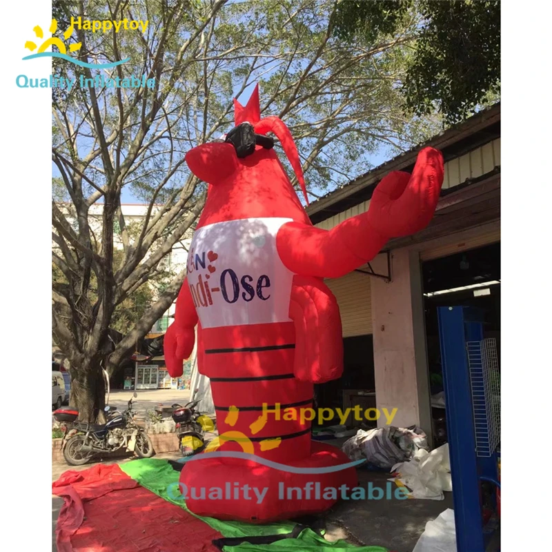 Big Red Inflatable Lobster For Advertising Decoration/ Giant Artificial Lobster Model